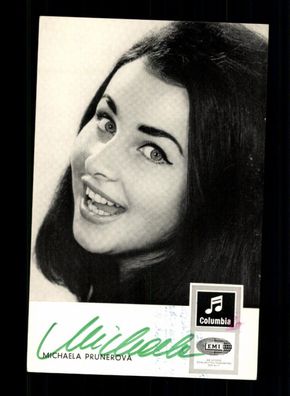 Michaela Prunerova Autogrammkarte Original Signiert ## BC 194095