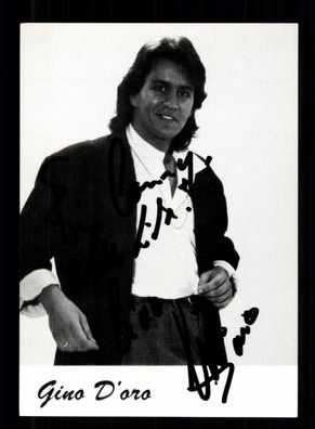 Gino Dóro Autogrammkarte Original Signiert ## BC 194352