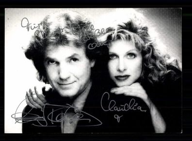 Claudia und Chris Roberts Autogrammkarte Original Signiert ## BC 194463