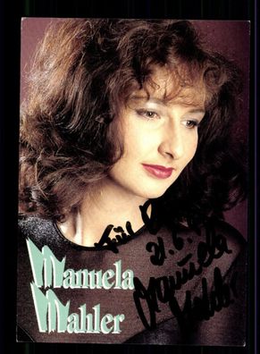 Manuela Mahler Autogrammkarte Original Signiert ## BC 194706