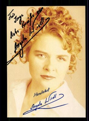 Angela Wiedl Autogrammkarte Original Signiert ## BC 194713