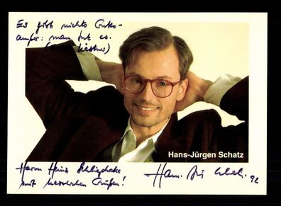 Hans Jürgen SchatzAutogrammkarte Original Signiert ## BC 194927