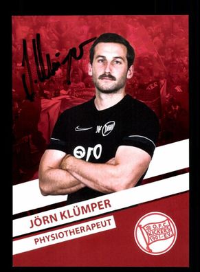 Jörn Klümper Autogrammkarte Kickers Offenbach 2022-23 Original Signiert