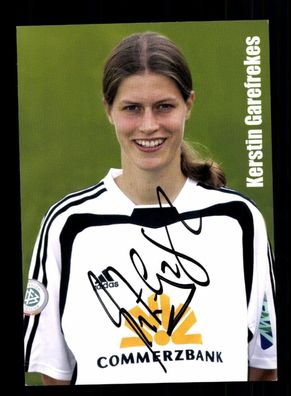 Kerstin Garefrekes Autogrammkarte 1 FFC Frankfurt 2005-06 Original Signiert