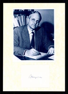 Carl Friedrich von Weizsäcker 1912-2007 Physiker Original Signiert # BC G 37503