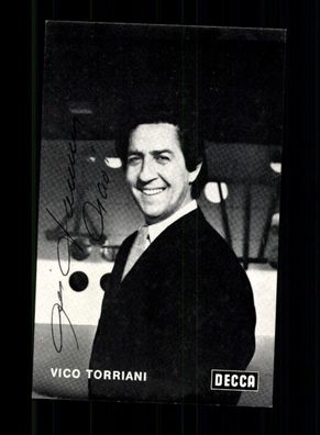 Vico Torriani Autogrammkarte Original Signiert ## BC 192167