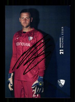 Michael Esser Autogrammkarte VFL Bochum 2022-23 Original Signiert