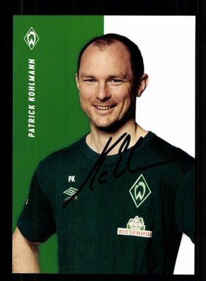 Patrick Kohlmann Autogrammkarte Werder Bremen 2022-23 Original Signiert