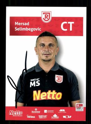 Mersad Selimbegovic Autogrammkarte Jahn Regensburg 2022-23 Original Signiert