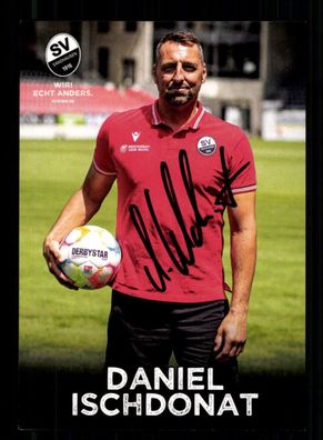 Daniel Ischdonat Autogrammkarte SV Sandhausen 2022-23 Original Signiert