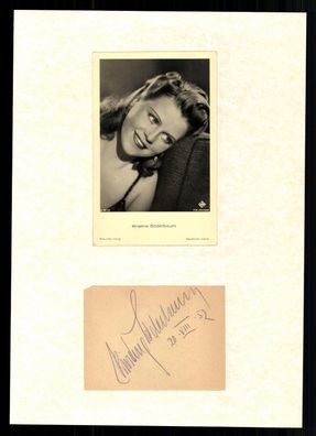 Kristina Söderbaum Schauspielerin Original Signiert ##BC G 37606
