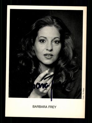Barbara Frey Autogrammkarte Original Signiert ## BC 192464