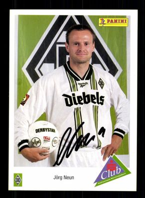 Jörg Neun Autogrammkarte Borussia Mönchengladbach 1996-97 Original