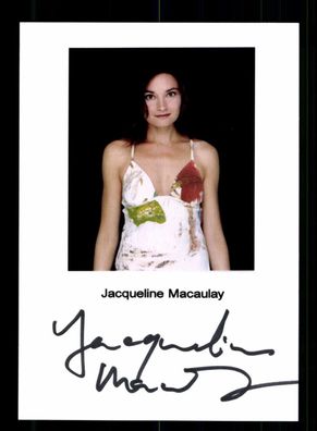 Jacqueline Macaulay Autogrammkarte Original Signiert ## BC 192731