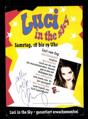 Luci Autogrammkarte Original Signiert ## BC 192879
