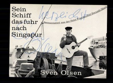 Sven Olsen Autogrammkarte Original Signiert ## BC 193063