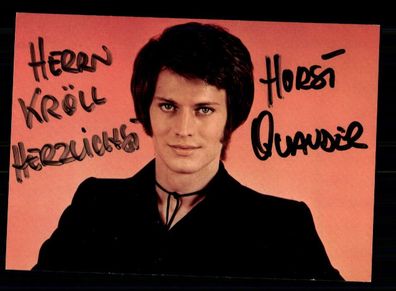 Horst Quander Autogrammkarte Original Signiert ## BC 193068
