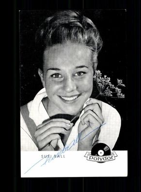 Susi Ball Autogrammkarte Original Signiert # BC 193140