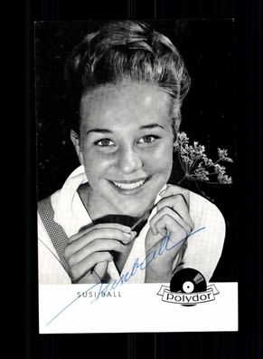 Susi Ball Autogrammkarte Original Signiert # BC 193150