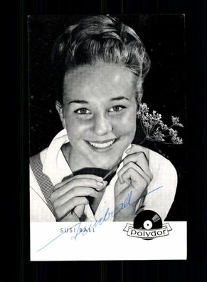 Susi Ball Autogrammkarte Original Signiert # BC 193154