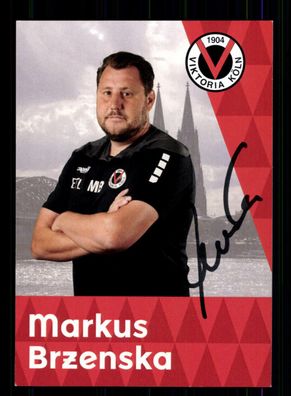 Markus Brzenska Autogrammkarte Viktoria Köln 2022-23 Original Signiert