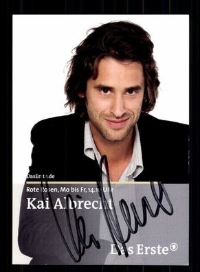 Kai Albrecht Rote Rosen Autogrammkarte Original Signiert # BC 193705