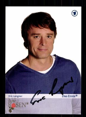 Eric Langner Rote Rosen Autogrammkarte Original Signiert # BC 193738