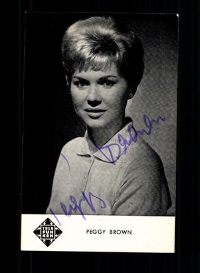 Peggy Brown Autogrammkarte Original Signiert ## BC 193935