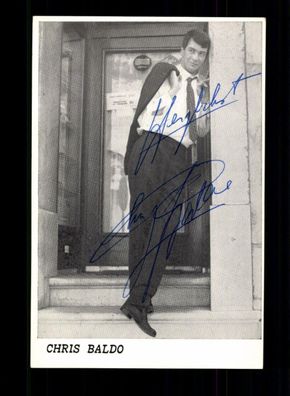 Chris Baldo Autogrammkarte Original Signiert ## BC 194111
