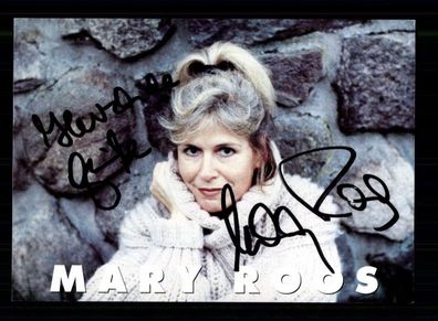 Mary Roos Autogrammkarte Original Signiert ## BC 194478