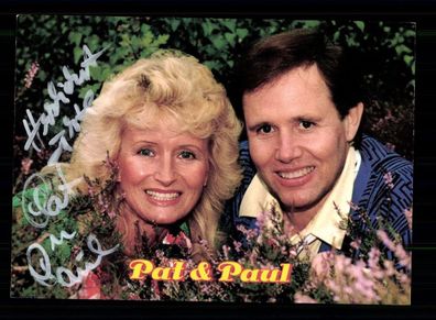 Pat und Paul Autogrammkarte Original Signiert ## BC 194495