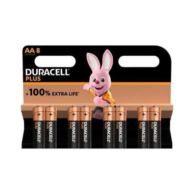 Duracell Batterie Plus AA MN1500/ LR6 8er Karte