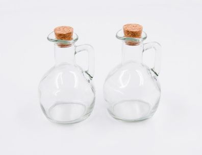 Essig- Ölflaschen Set mit Korken