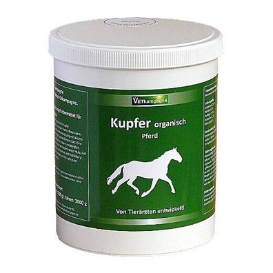 VETkampagne Kupfer organisch Pulver 1000 g | Pferd