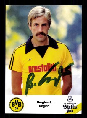 Burkhard Segler Autogrammkarte Borussia Dortmund Original Signiert + A 224940