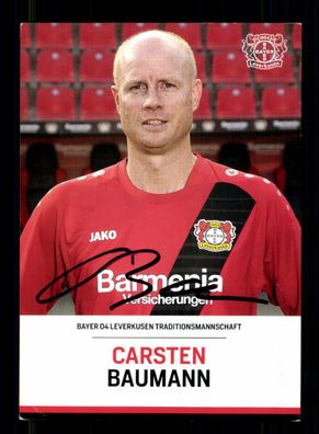 Carsten Baumann Bayer Leverkusen Traditionsmannschaft Original Sign. # A 224982