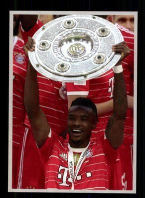 Omar Richards Autogrammkarte Bayern München Deutscher Meister