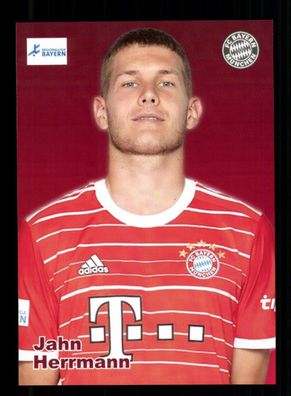Jahn Herrmann Autogrammkarte Bayern München Amateure 2022-23