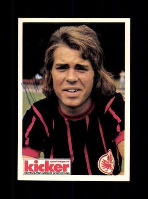 Wolfgang Kraus Eintracht Frankfurt Kicker Bergmann Sammelbild 1972-73 Orig. Sign