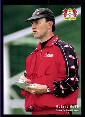Roland Koch Autogrammkarte Bayer Leverkusen 1996-97 Original Sign + A 224961