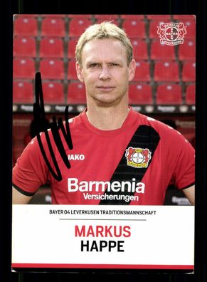 Markus Happe Bayer Leverkusen Traditionsmannschaft Original Sign. # A 224983