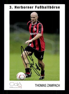 Thomas Zampach CDA Werbekarte Eintracht Frankfurt. Original Signiert # A 224994