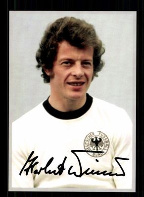 Herbert Wimmer Autogrammkarte DFB WM 1974 Original Signiert + 2