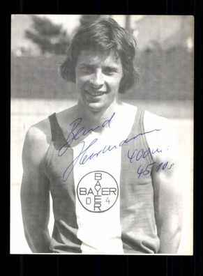 Bernd Herrmann Autogrammkarte Original Signiert Leichtathletik + A 224878