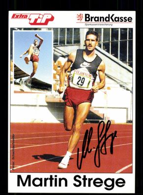 Martin Strege Autogrammkarte Original Signiert Leichtathletik + A 224891