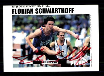 Florian Schwarthoff Autogrammkarte Original Signiert Leichtathletik + A 224899
