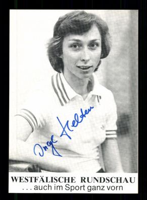 Inge Helten Autogrammkarte Original Signiert Leichtathletik + A 224865