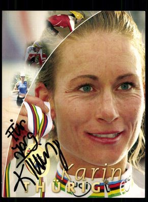 Karin Thürig Autogrammkarte Original Signiert Leichtathletik + A 224889