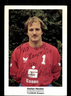 Stefan Hecker TUSEM Essen Autogrammkarte Original Signiert Handball + A 225209