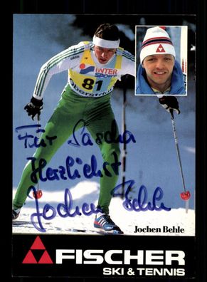 Jochen Behle Autogrammkarte Original Signiert Skilanglauf # A 225175